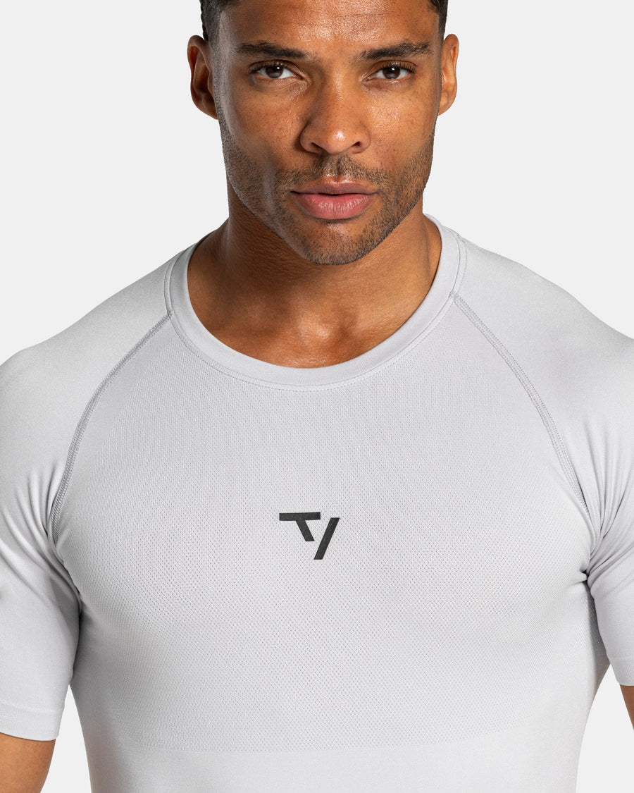 T-shirt Workout sans coutures « gris clair »