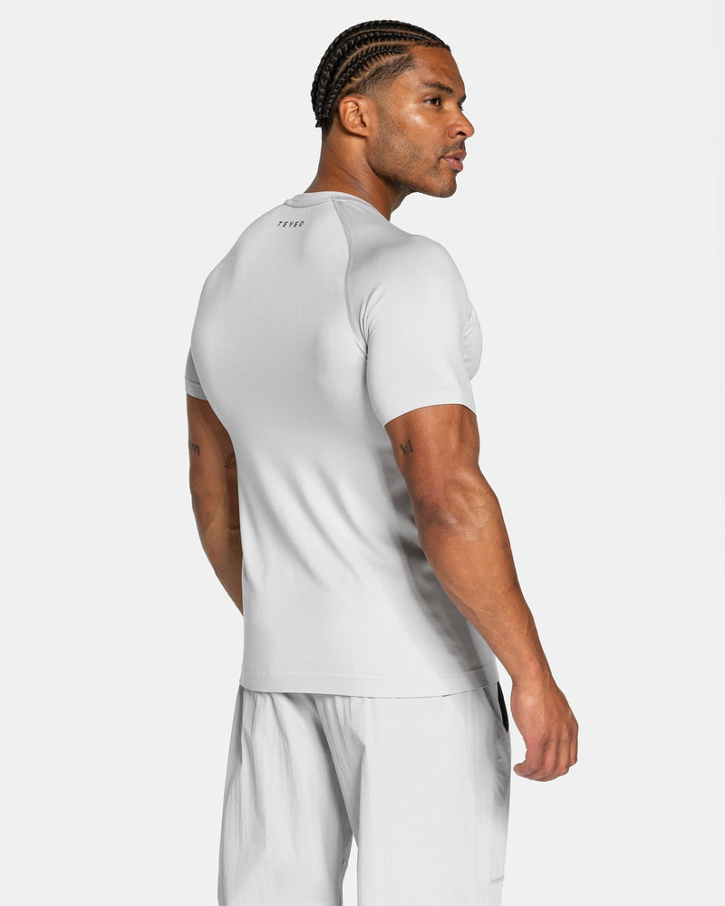 T-shirt Workout sans coutures « gris clair »