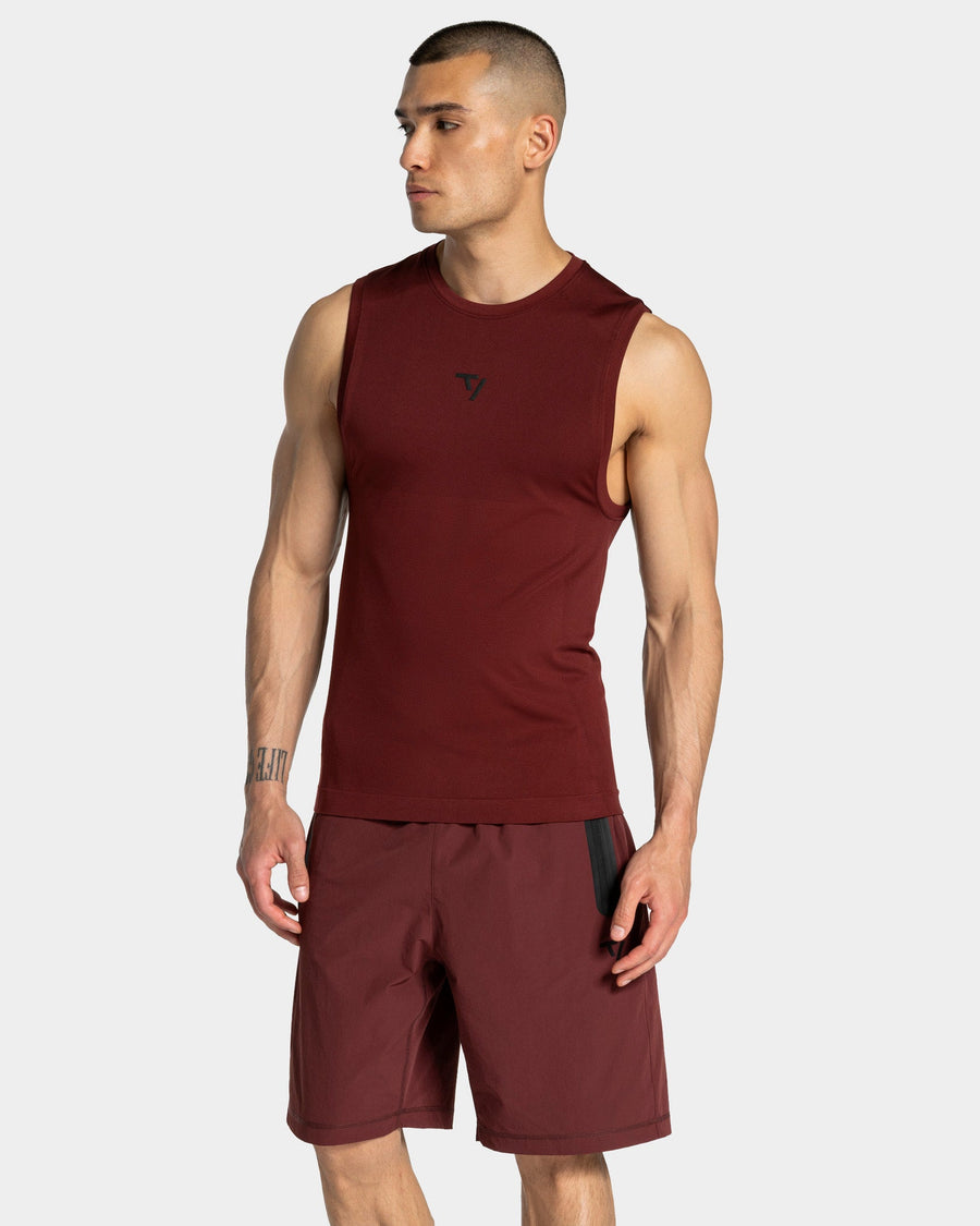 Débardeur Workout sans coutures « merlot »
