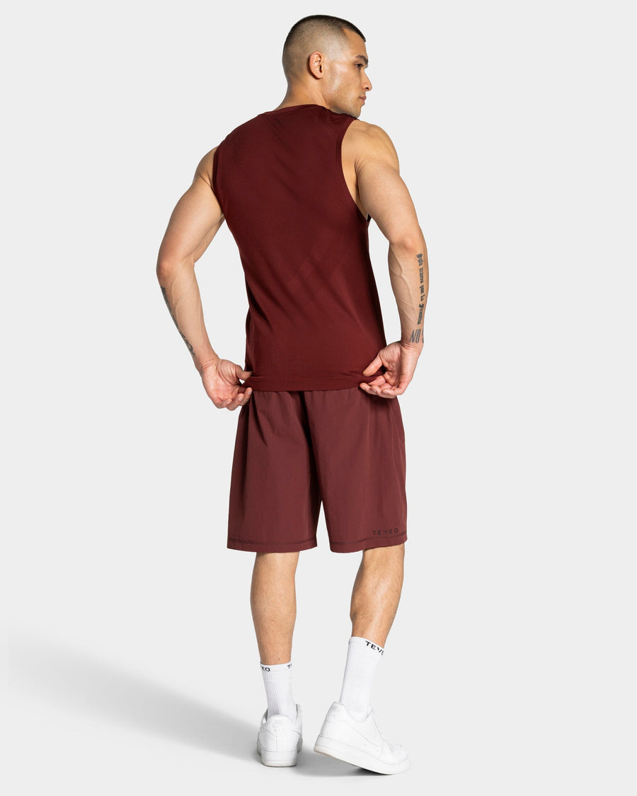 Débardeur Workout sans coutures « merlot »