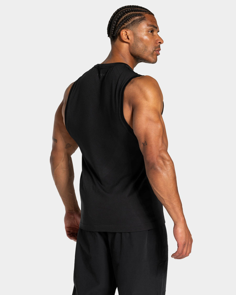 Débardeur Workout sans coutures « noir/anthracite »