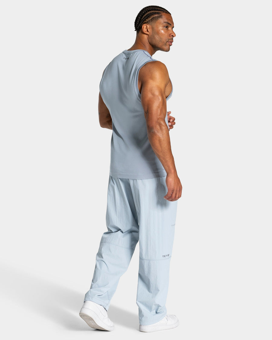 Débardeur Workout sans coutures « bleu acier »