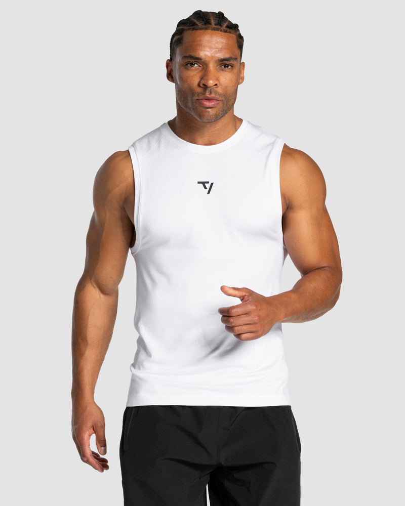 Débardeur Workout sans coutures « blanc »