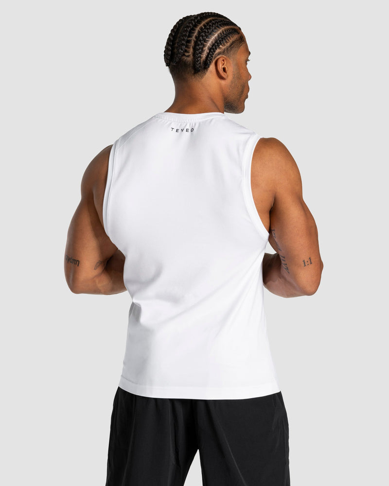 Débardeur Workout sans coutures « blanc »