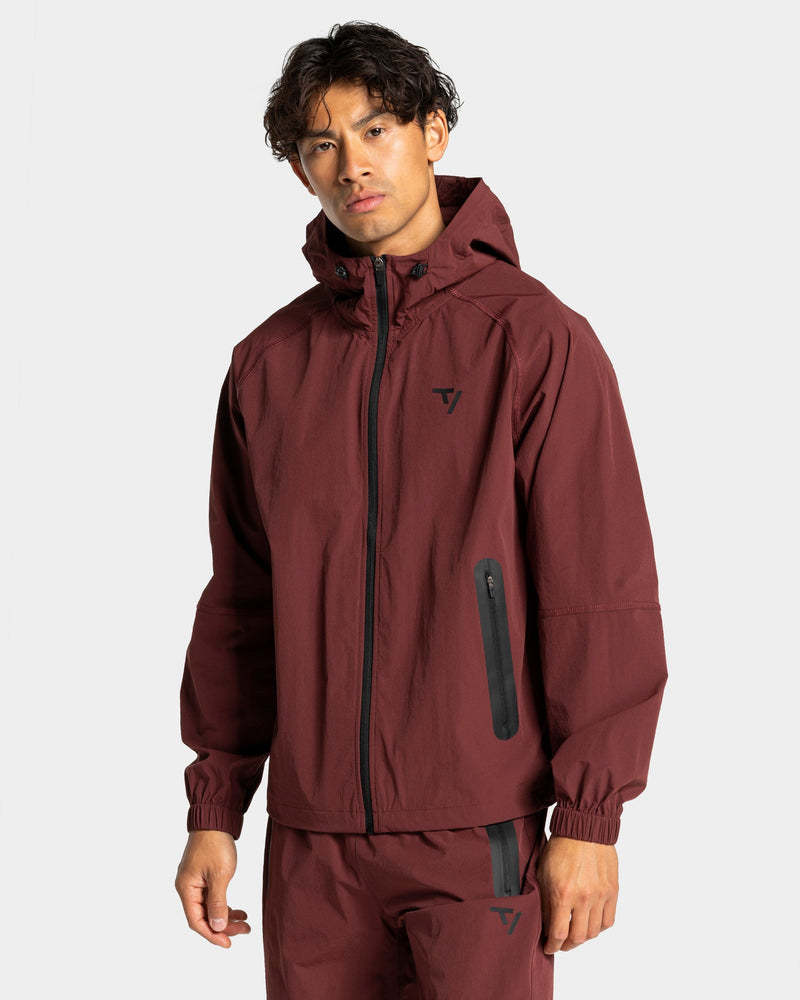 Veste de sport zippée Workout « merlot »