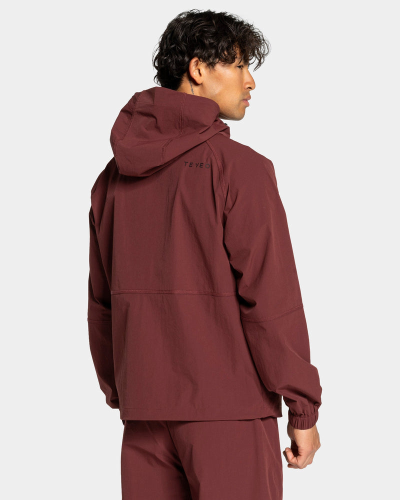 Veste de sport zippée Workout « merlot »