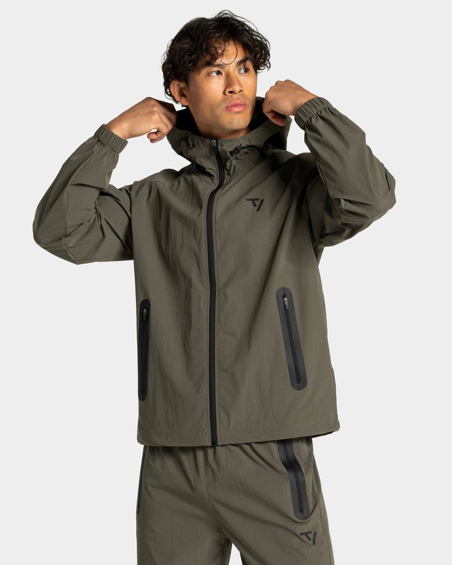 Veste de sport zippée Workout « Olive »