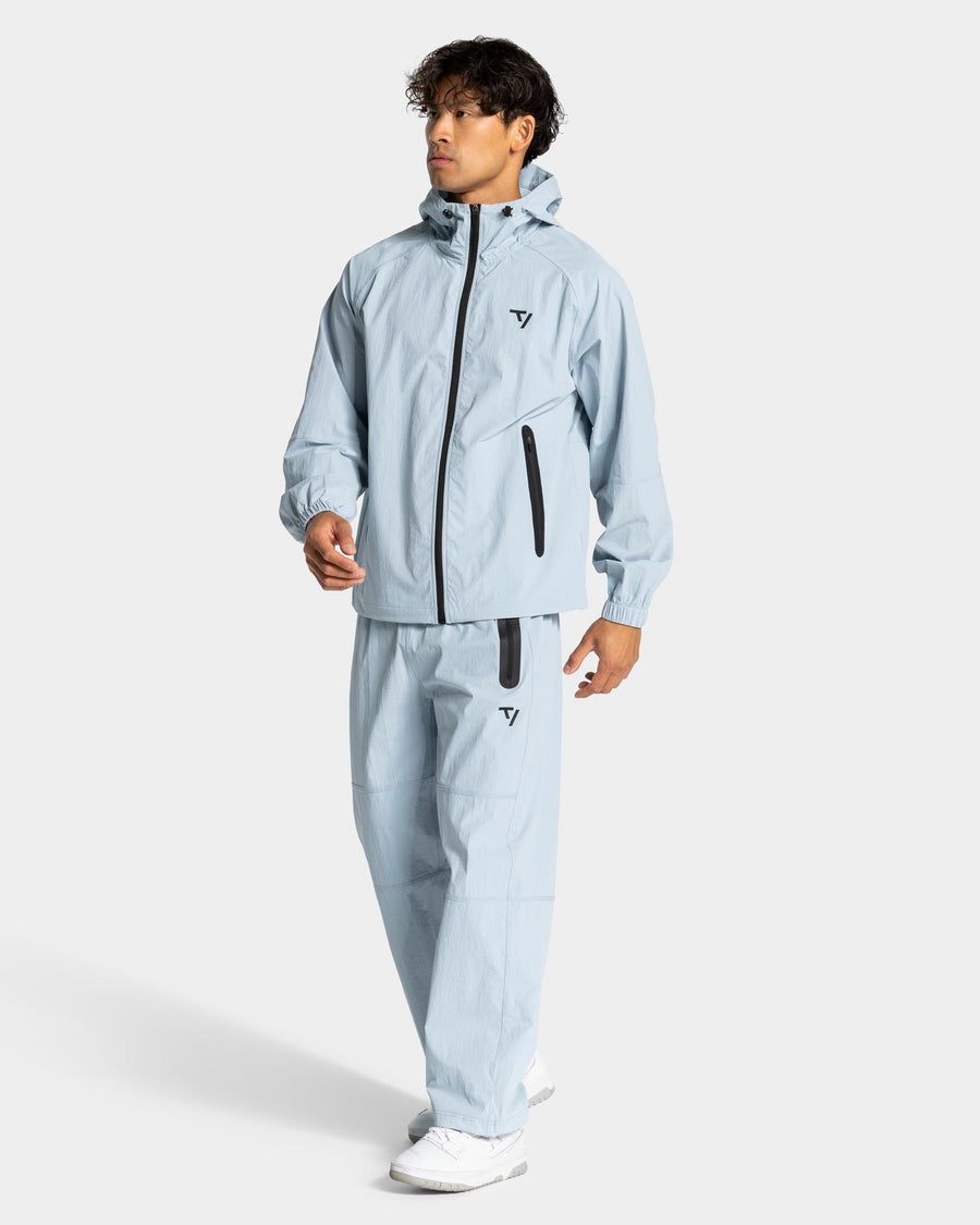 Veste de sport zippée Workout « bleu acier »