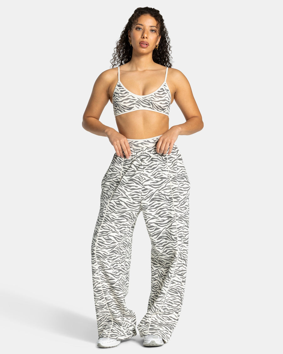 Brassière Contrastline « zèbre blanc cassé »