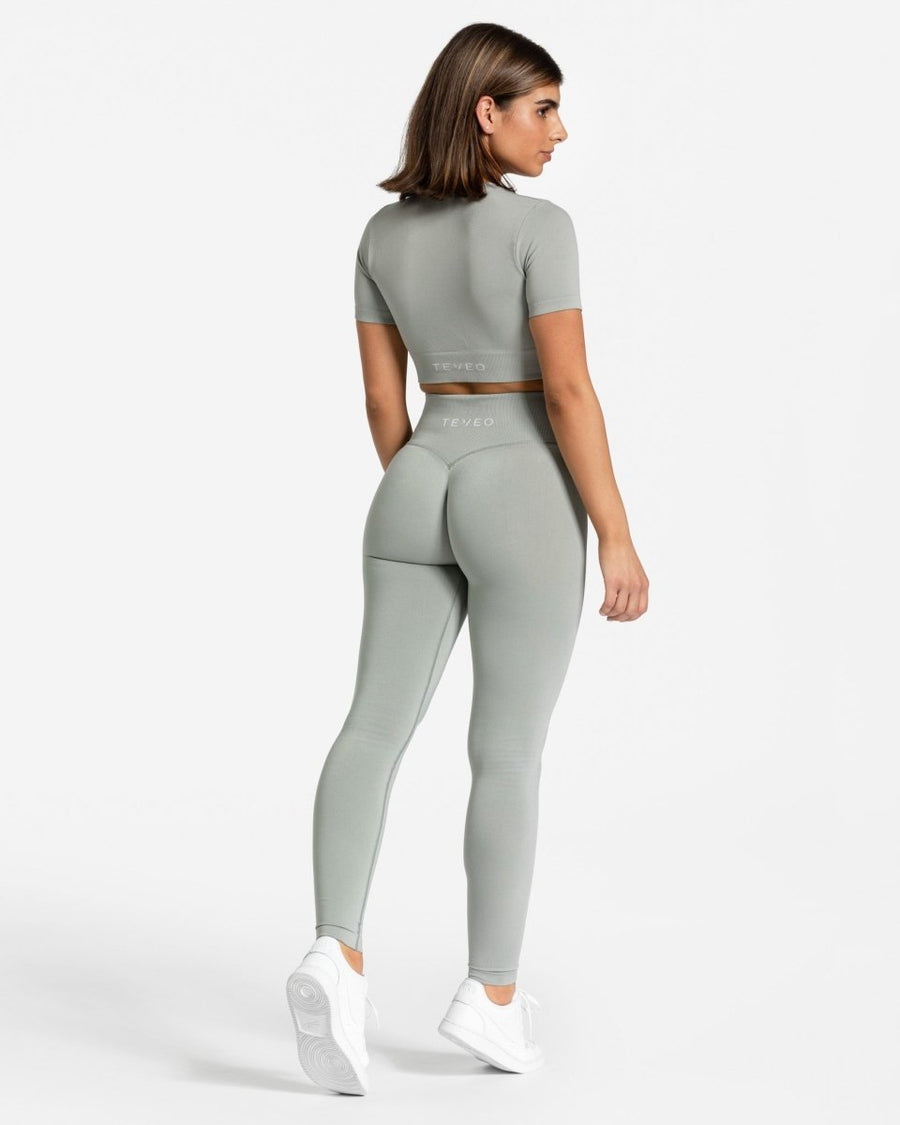 Crop top Sensation « gris »