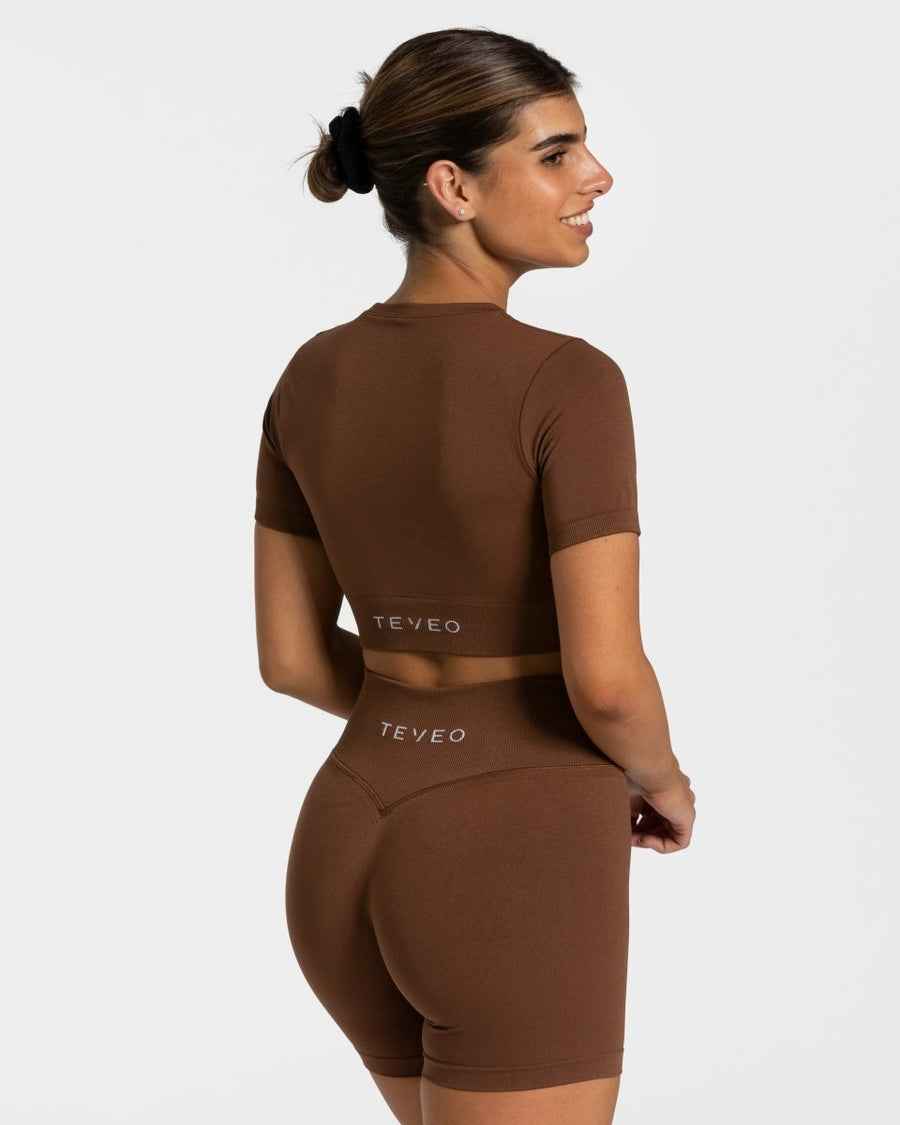 Crop top Sensation « caramel »