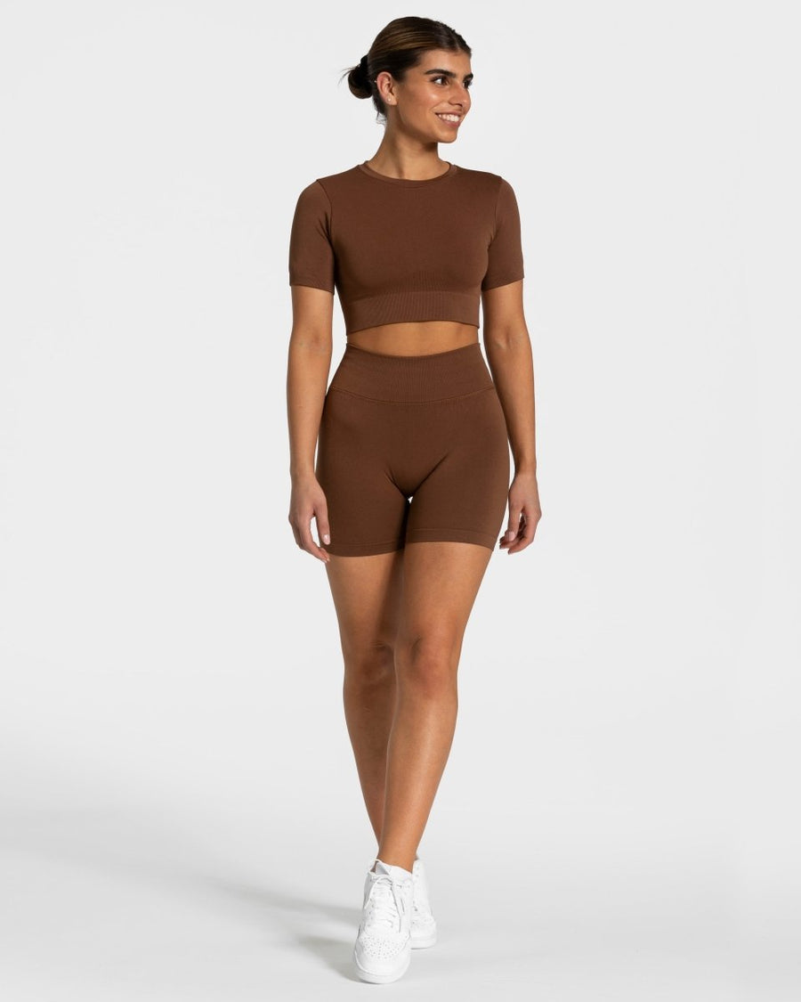 Crop top Sensation « caramel »