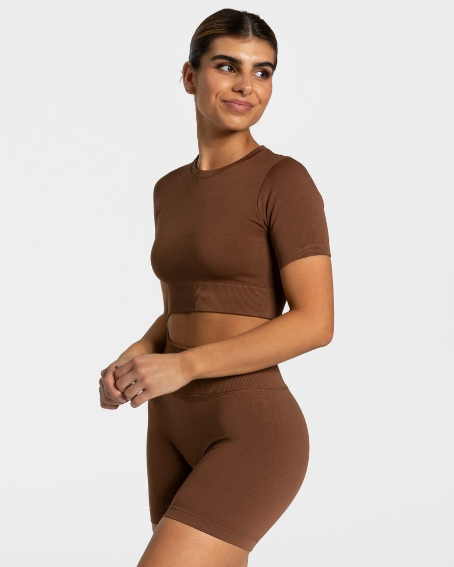 Crop top Sensation « caramel »