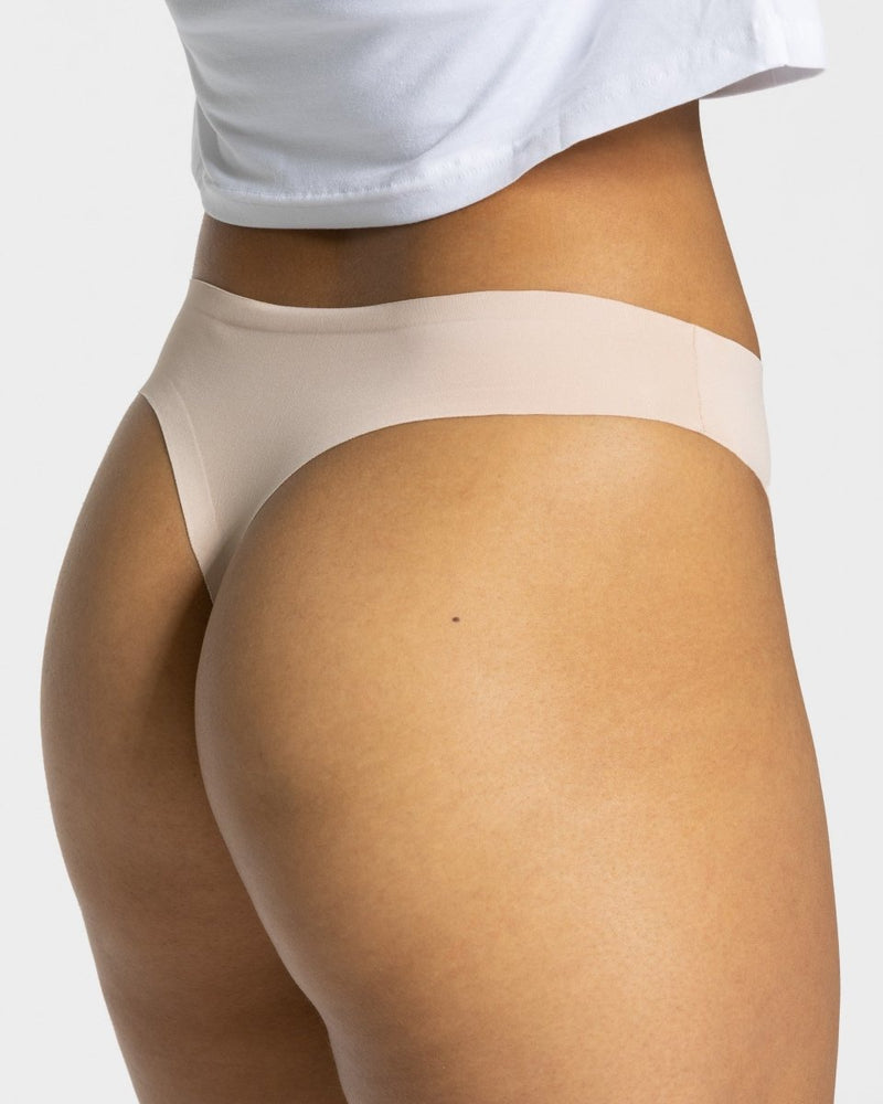 Tanga sans coutures (lot de 2) couleur chair