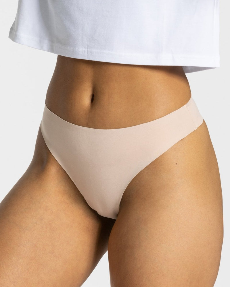 Tanga sans coutures (lot de 2) couleur chair