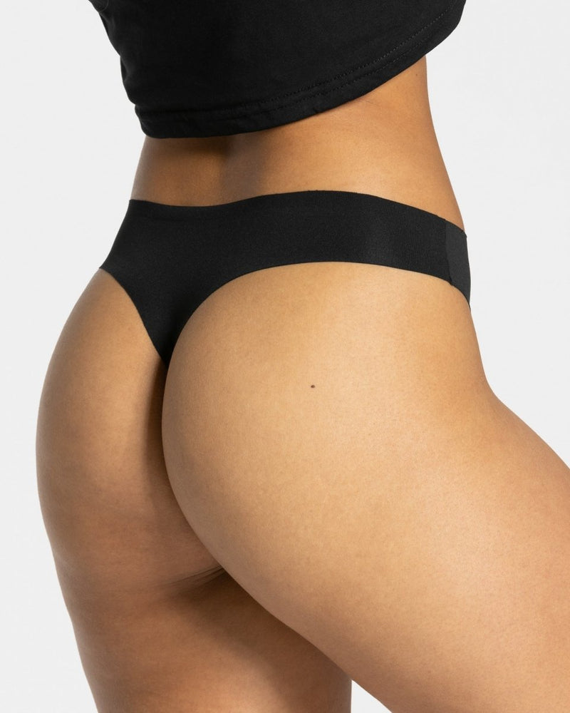Tanga sans coutures (lot de 2) noir