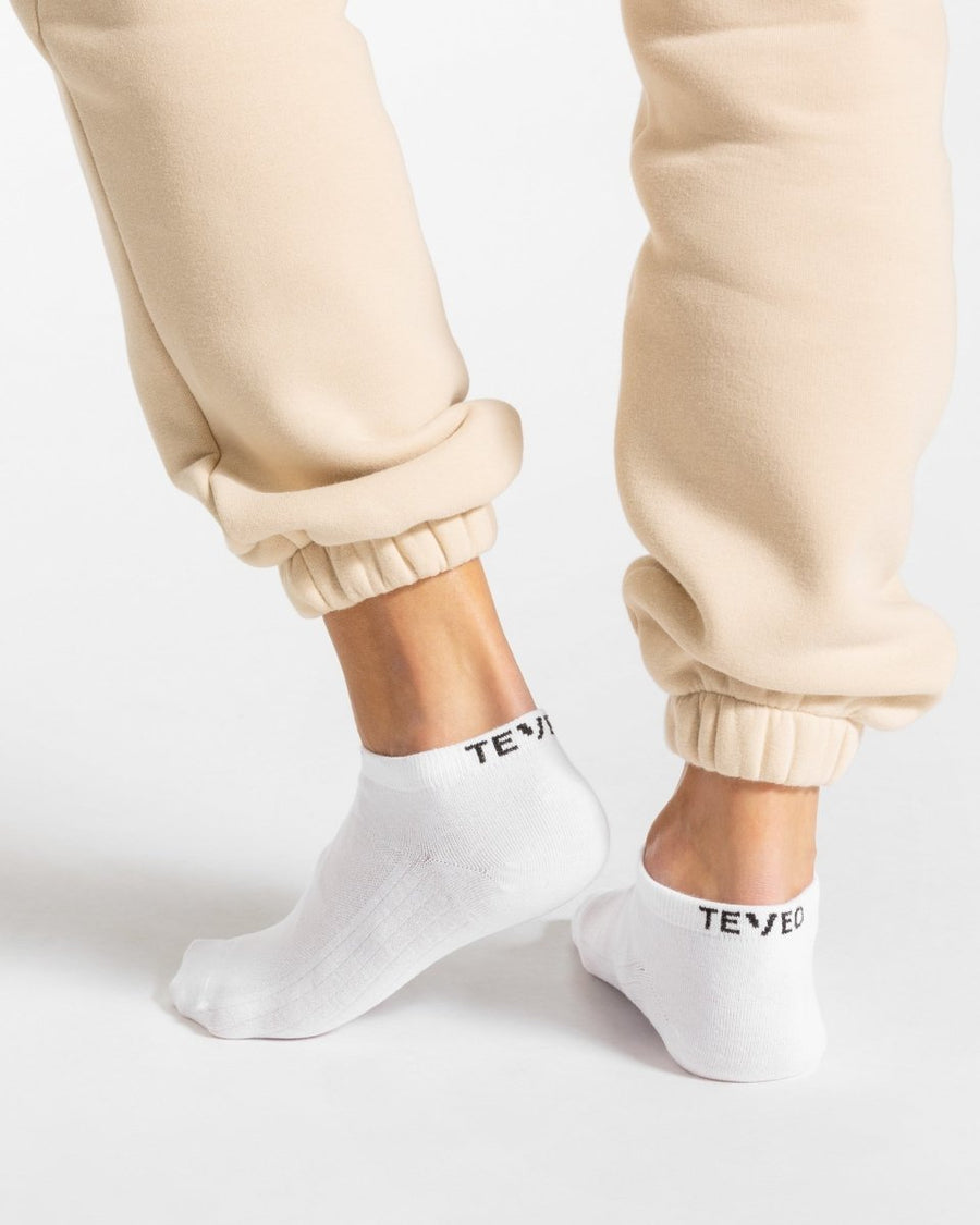 Chaussettes de baskets (2 paires) « blanc »
