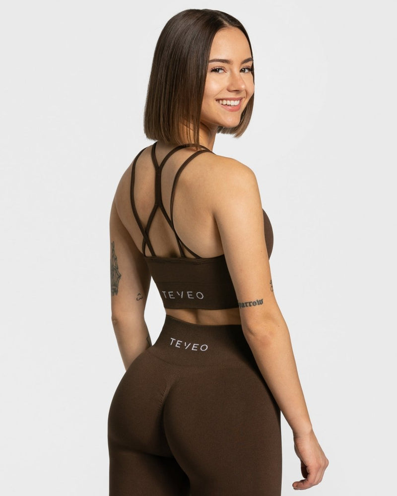 Brassière Timeless Scrunch « marron foncé »