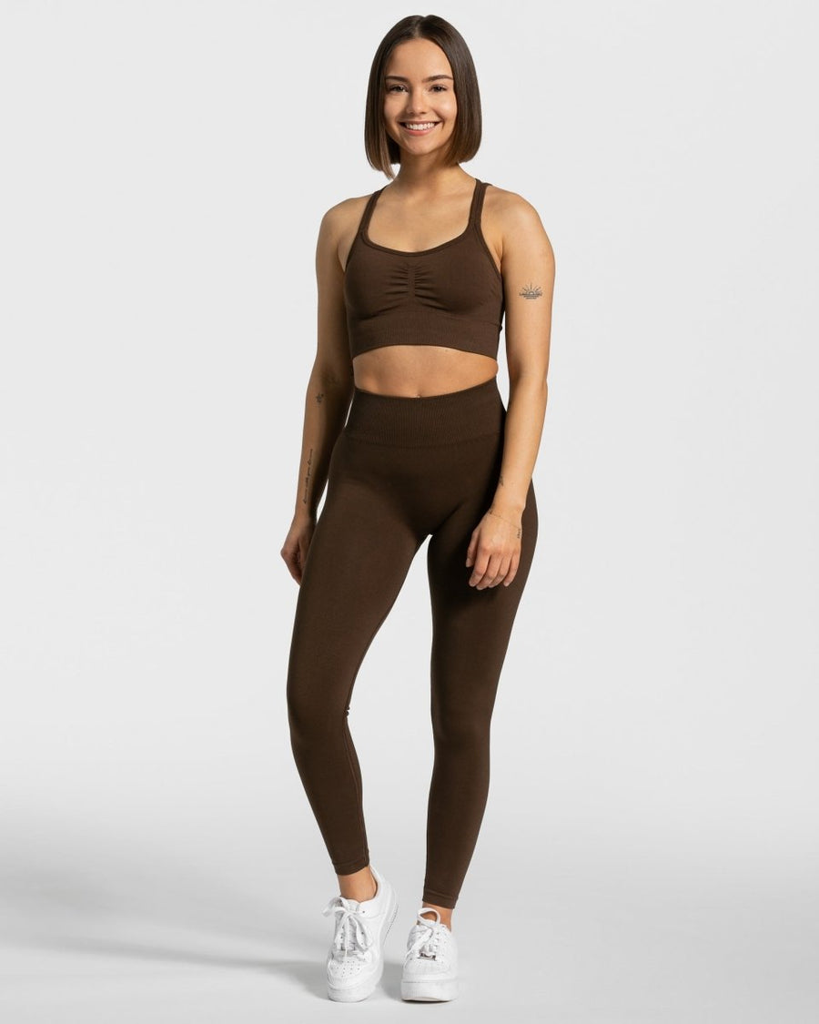Brassière Timeless Scrunch « marron foncé »