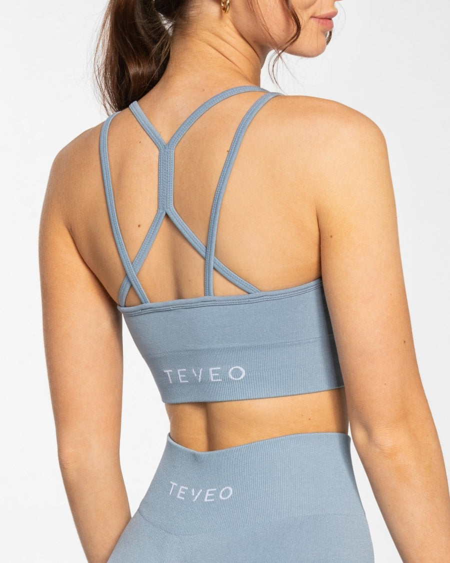 Brassière Timeless Scrunch « bleu acier »