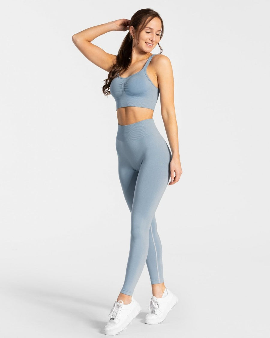 Brassière Timeless Scrunch « bleu acier »