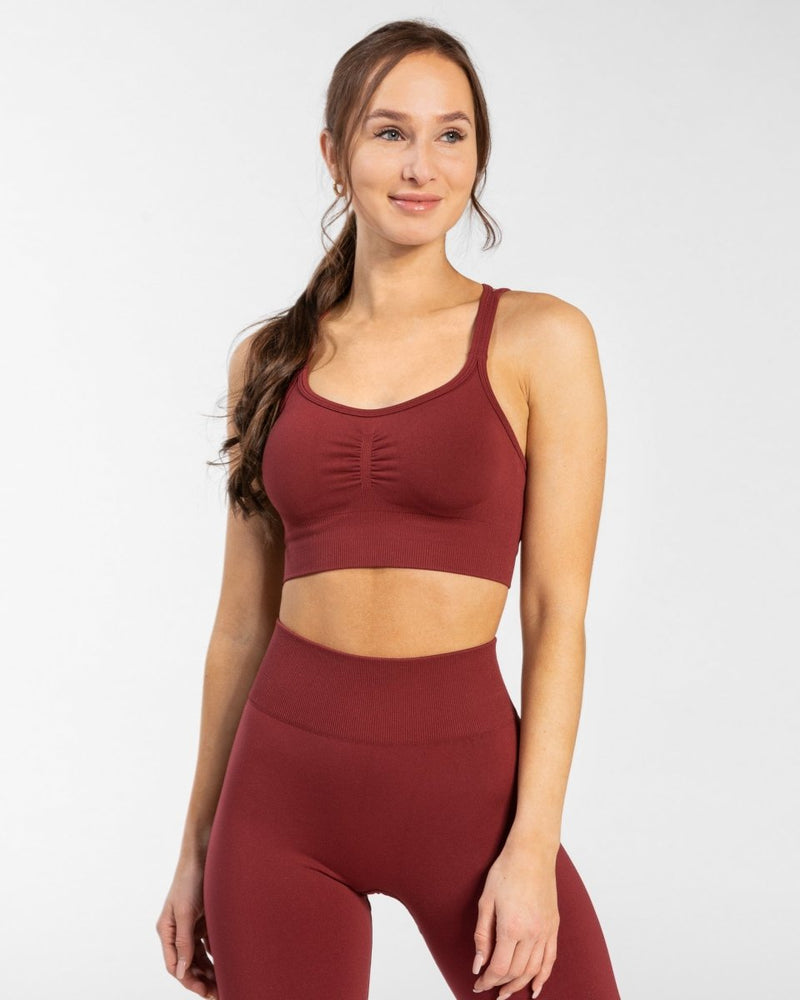 Brassière Timeless Scrunch « bordeaux »
