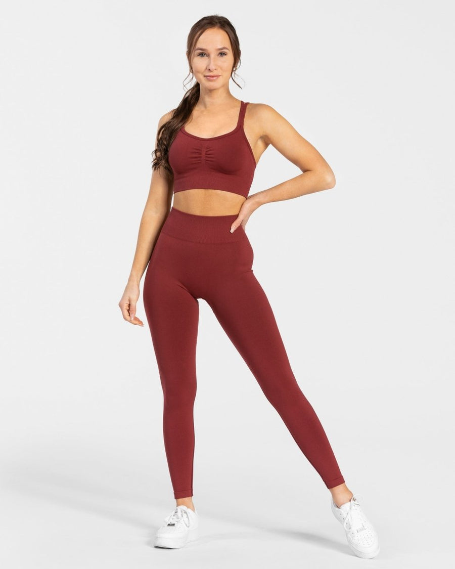 Brassière Timeless Scrunch « bordeaux »