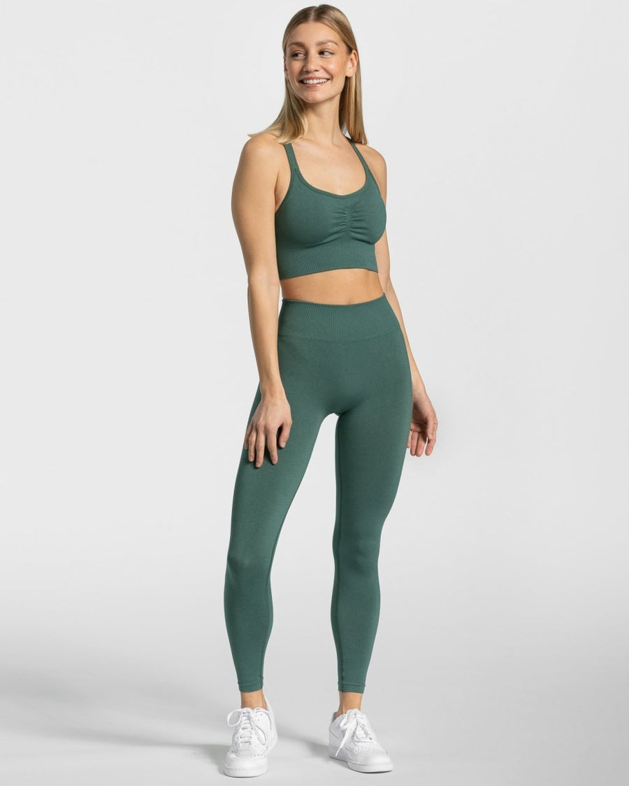 Legging Timeless Scrunch « vert foncé »