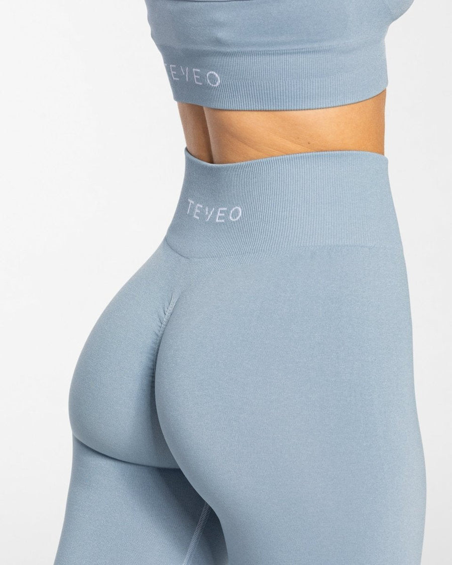 Legging Timeless Scrunch « bleu acier »