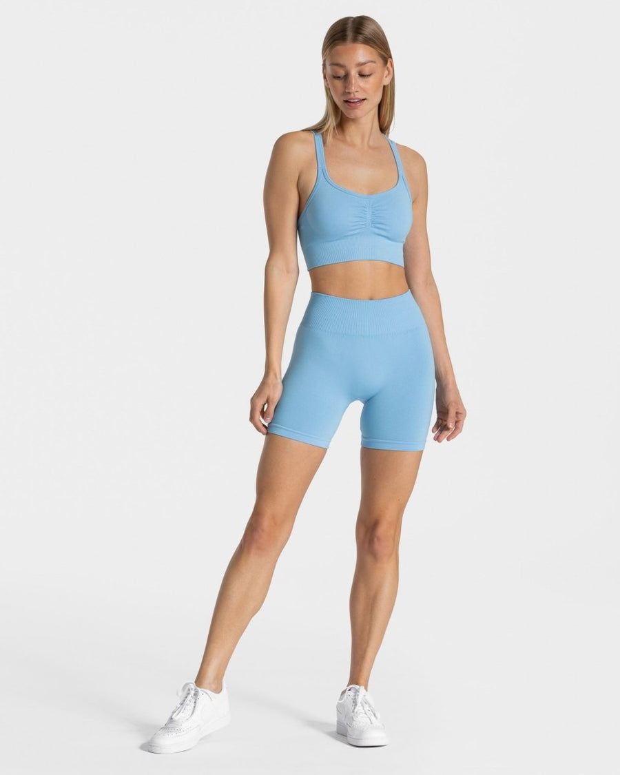 Short Timeless Scrunch « bleu layette »