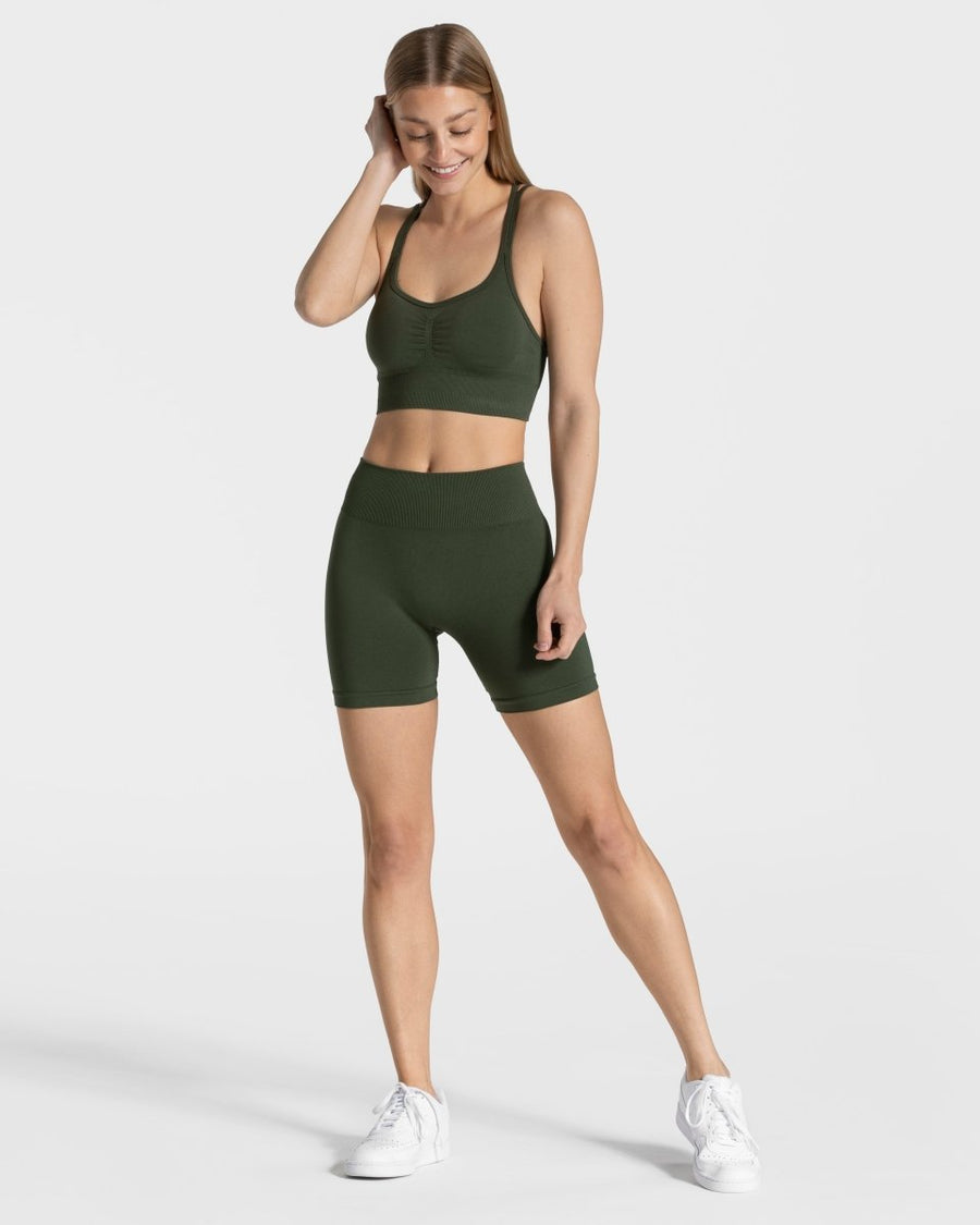 Short Timeless Scrunch « kaki »