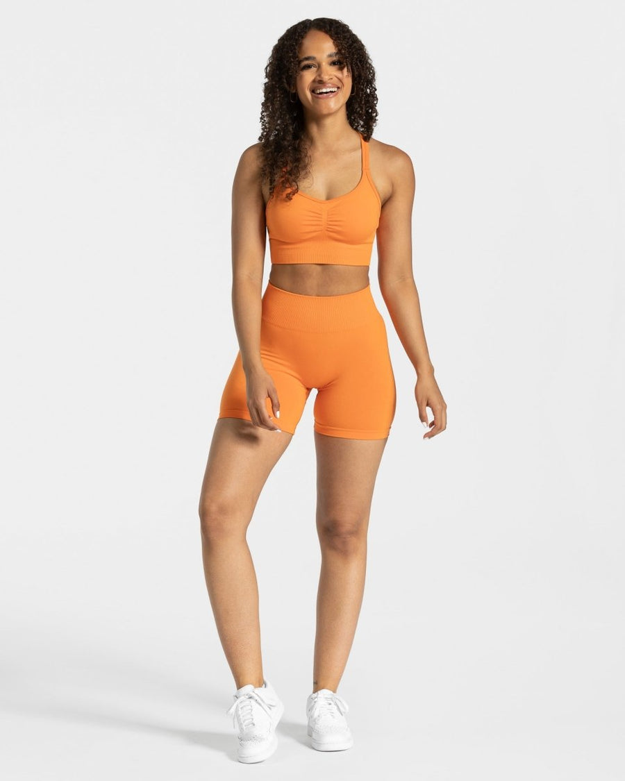 Short Timeless Scrunch « orange »