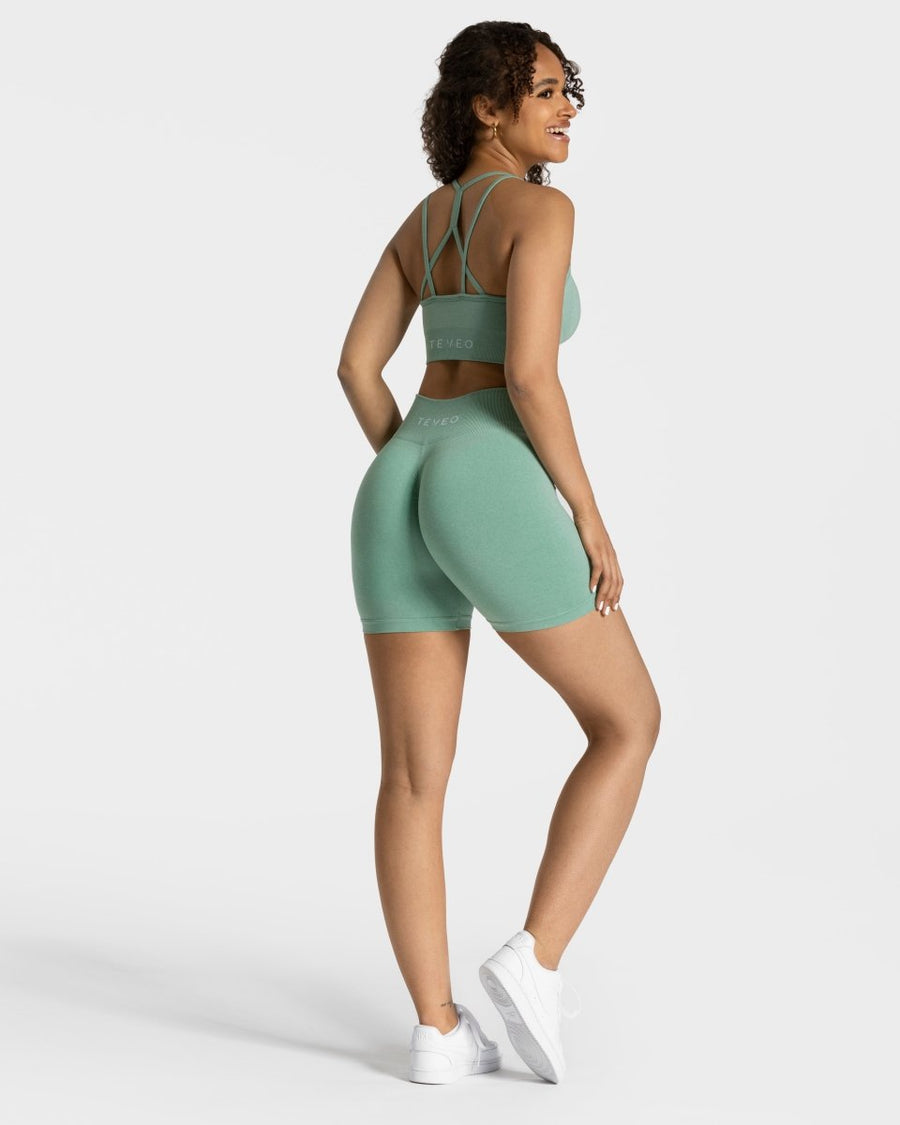 Short Timeless Scrunch « vert sauge »