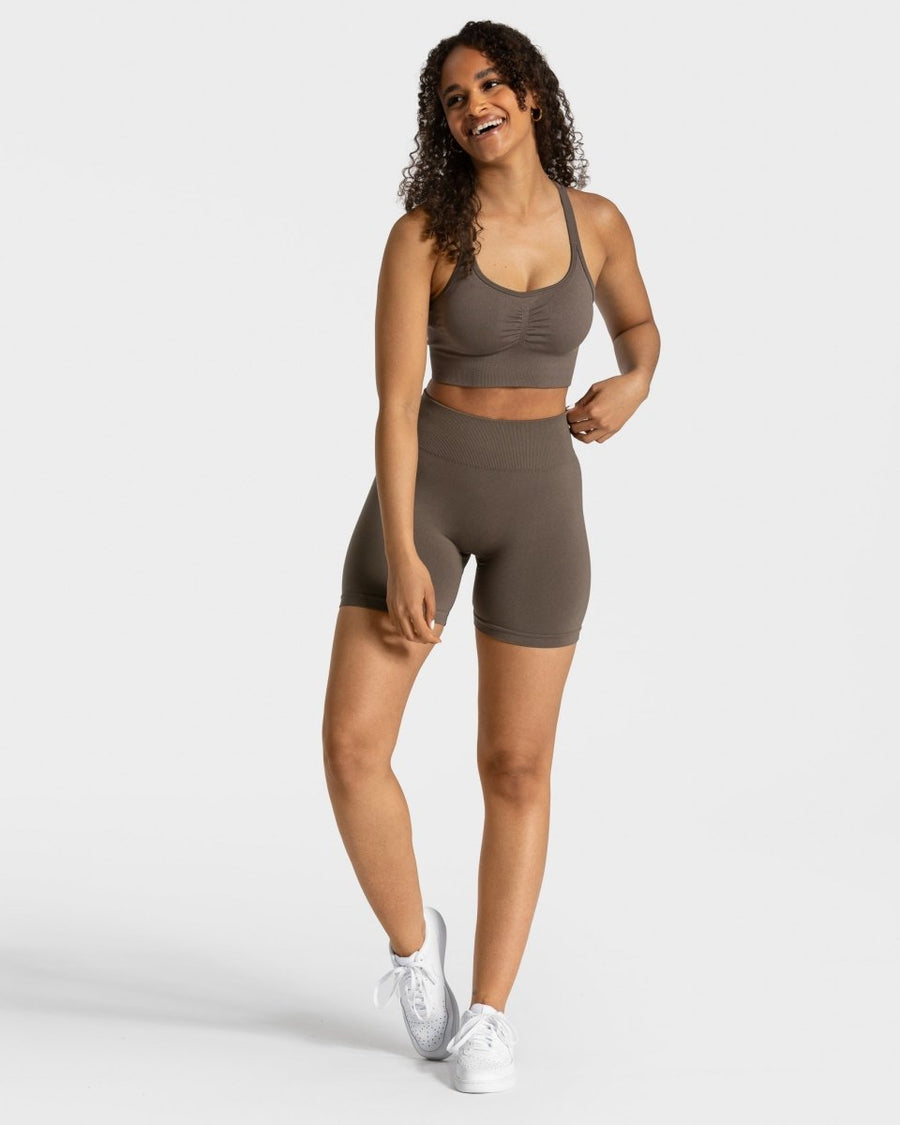 Short Timeless Scrunch « taupe »