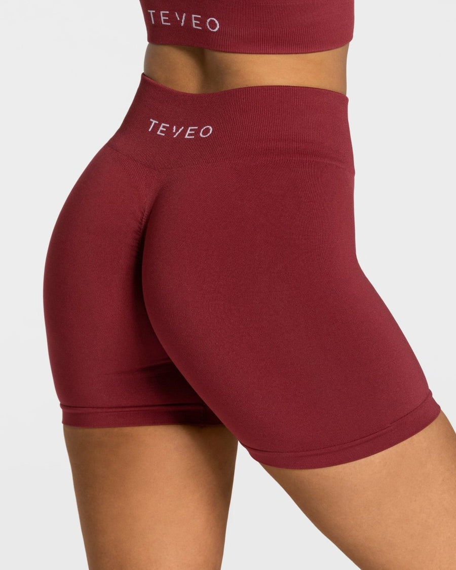 Short Timeless Scrunch « bordeaux »
