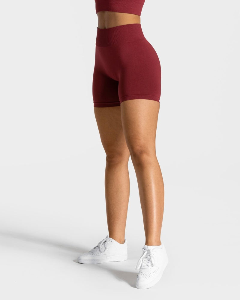 Short Timeless Scrunch « bordeaux »