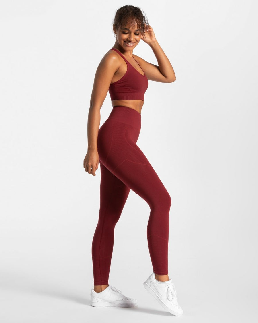 Legging True « bordeaux »